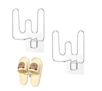 Zapatero Pared, Zapateros Pequeños sin Taladro, Zapatero Metalico Ahorro de Espacio, Estanteria Zapatos Colgante, Estanteria Zapatero Para Adultos y Niños, Zapatero de Pared Zapatillas, 2piezas