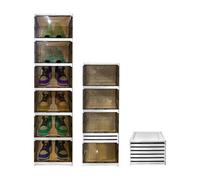 Zapatero plegable 6 niveles nyana home | caja zapatos | organizador calzado