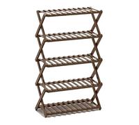 Zapatero plegable de varios niveles, estante de pie para entrada y gabinete, disponible en 2 capas (50 cm) y 4 capas (100 cm), diseño que ahorra espacio