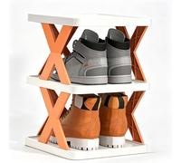 Zapatero Plegable Estrecho De 2 Niveles, in Plastica Senza Installazione | Scarpiera Per La Casa, Organizador De Almacenamiento De Zapatos, Scarpiera Verticale, Adatto Per Corridoi, Camere Da Letto