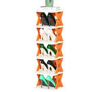 Zapatero plegable zapatero multicapa modular y plegable estante de zapatos vertical con instalación gratuita diseño ahorro de espacio estante de zapatos vertical