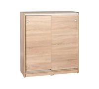 Zapatero rombo 2 puertas correderas cambria 105x92x38 cm