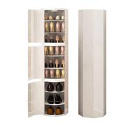 zapatero Ronde Schoenenrek Toren 45/86/127 cm Schoen Organisator 360° Roterende Schoenenkast Voor Ingang Hal ruimtebesparende Schoenenplank espacioso