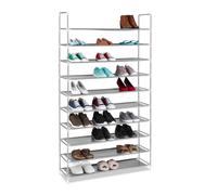 Zapatero tela Estantería para calzado 10 niveles 3 kg Zapatero organizador