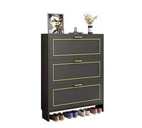 Zapatero ultrafino de gran capacidad para dormitorio, organizador minimalista moderno, elegante solución de almacenamiento para armario (90 x 24 x 118 cm, color B)