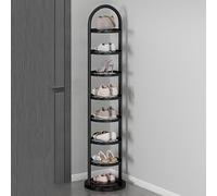 Zapatero vertical de bambú de 10 niveles para sala de estar familiar, entrada, duradero, plegable y elegante, estante de flores para baño y pasillo