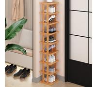 Zapatero vertical de esquina - Diseño apilable y estrecho para espacios pequeños, perfecto para entradas, dormitorios y almacenamiento debajo de la cama. Maximiza tu nización de zapatos