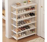 Zapatero vertical de madera maciza para guardar zapatos, ahorra espacio, organizador de zapatos para pasillo, torre de zapatos con montaje oculto, armarios para zapatos para entrada, armario de entrad