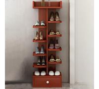 Zapatero vertical, gabinete organizador de zapatos delgado de 5 niveles para entrada, sala de estar, dormitorio, almacenamiento de espacio estrecho, 97 x 42 cm