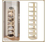 Zapatero vertical multicapa, apilable, estante de almacenamiento delgado que ahorra espacio, soporte para zapatos de pie para el hogar, armario, entrada y diseño elegante