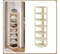 Zapatero vertical multicapa - Armario de almacenamiento de calzado delgado apilable que ahorra espacio para el hogar, solución eficiente de gestión de zapatos, perfecto para espacios pequeños