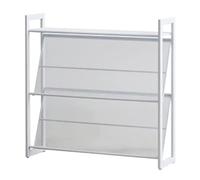 Zapateros Estante for zapatos de hierro forjado de 3 niveles, estante for almacenamiento de zapatos, estante organizador de zapatos de Metal for dormitorio, sala de estar, estante for zapatos de entra