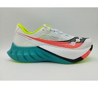 ZAPATILLA CARBONO HOMBRE SAUCONY ENDORPHIN PRO 4 BLANCO-TURQUESA 40.5