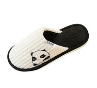 Zapatilla Cerrado D Interior Mujer Verano Mulas Mujer Verano Cuentos, Zapato Suela Flexible, Zapatilla Punta Redonda, Zapatilla De Piel Cómoda, Tong Transición Otoño Invierno, Tong - Casual, blanco