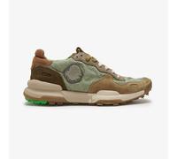 Satorisan - Chacrona Linen - Zapatillas Casual para Hombre - Sneakers Urbanas Cuero y Lino Respetuosas, Cómodas y Duraderas - Color Succulent - Talla 42