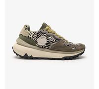 Satorisan - Chacrona Metta Premium - Zapatillas Casual para Mujer - Sneakers Urbanas Cuero Respetuosas, Cómodas y Duraderas - Color Zebra - Talla 37
