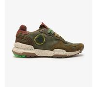 Satorisan - Chacrona Premium Hombre - Zapatillas Casual para Hombre - Sneakers Urbanas Cuero Respetuosas, Cómodas y Duraderas - Color Dark Green - Talla 42