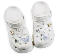 Zapatilla Charms Zapato Broche Crocs Conector Set Pins para Zuecos Decoración Brillo Accesorios Animales Medicina Letras Anime Clips para Zapatos para Niños Niñas, normal, Cloruro de polivinilo, No es