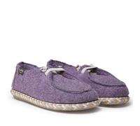 Zapatilla de casa para mujer en fieltro con cordones en morado - DEMI-FP - 39 EU