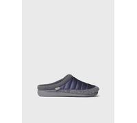 Zapatilla de casa tipo zueco en tejido acolchado y fieltro | NIX-TK 46 MARINO