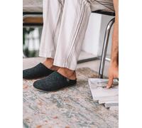 Zapatilla de casa tipo zueco para hombre en fieltro reciclado | NEO-FR 39 NEGRO