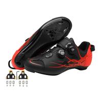 Zapatilla de Ciclismo Hombre Mujer, Zapatillas de Bicicleta de Carretera, Zapatos Bicicleta de Montaña, compatibles con Pedal SPD-SL e instalación Compatible SPD/Look KEO Cleats 47