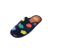 Zapatilla de Estar por casa/Mujer/Biorelax/Marino/Empeine Polar/Suela de Goma/Cámara de Aire/Talón Acolchado/Talla 36