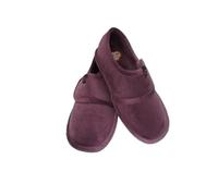 Zapatilla de Estar por casa/Mujer/Biorelax/Material :Suapel/Suela Goma Antideslizante/Cámara de Aire/Cierre Fácil/Mod.Nube Bordada/Color Malva/Talla 38