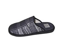 Zapatilla de Estar por casa/The Pool Slipper Company/Hombre/Puntera Cerrada/Empeine Lona/Color Gris/Suela Eva/Muy Ligera/Talla 43