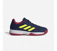 adidas Gamespec Kids Tennis Shoes, Zapatillas, Dark Blue/Lucid Lemon/FTWR White, 23 EU