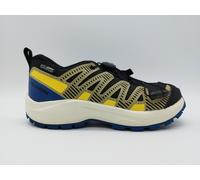 Zapatilla de trail running XA PRO V8 WP J NEGRO-AMARILLO 36