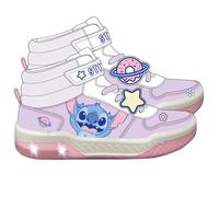 Zapatilla Deportiva Suela PVC Con Luces Stitch LILA - T028 | FEMENINA CERDÀ