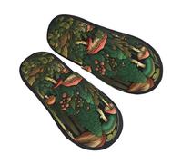 Zapatilla Interior Árbol, Seta Invierno Cálido Zapatos Antideslizantes Cálido Pantuflas Cómoda Zapatillas De Casa Para Viaje Hotel Dormitorio M