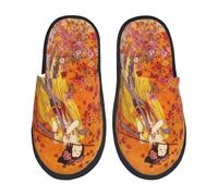 Zapatilla Interior Flautista Geisha Japonesa Zapatillas De Estar Unisex Zapatillas De Casa Suaves Invierno Cálido Zapatos Para Hotel Hogar Dormitorio M