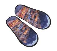 Zapatilla Interior Positano Costa Amalfitana Italia Zapatillas De Estar Antideslizante Zapatillas De Casa Suaves Cálido Pantuflas Para Hotel Winter Viaje M