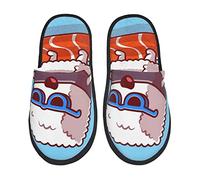 Zapatilla Interior Surf De Salmón Sushi Cálido Pantuflas Unisex Zapatillas De Casa Cómoda Invierno Cálido Zapatos Para Viaje Dormitorio Hogar L
