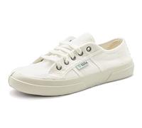 Zapatilla Natural Word De Tela Blanca 901E 38 Blanco