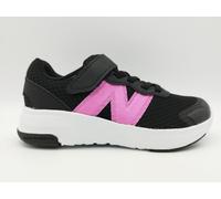 Zapatilla neutra PT 578 VELCRO V1 NEGRO-ROSA 33