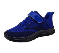 Zapatilla niño Basket fille Sneaker Sport Chaussures Course Running Entrenamiento Outdoor Indoor Chaussure Mesh Running Sneakers Chaussures pour Bébé Boy Fille, Azul oscuro 2, 31.5 EU