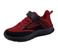 Zapatilla niño Basket fille Sneaker Sport Chaussures Course Running Entrenamiento Outdoor Indoor Chaussure Mesh Running Sneakers Chaussures pour Bébé Boy Fille, rojo (rouge 2), 29.5 EU