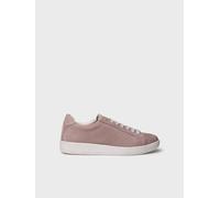 Zapatilla para hombre en piel nobuck con cordones | DALMAU 42 TAUPE