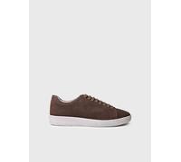 Zapatilla para hombre en piel nobuck con cordones | DALMAU 43 MARRON