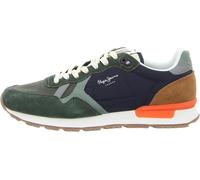Pepe Jeans Brit Mix M, Zapatillas para Hombre, Verde (Khaki Green), 9