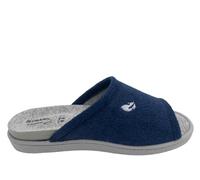 Zapatilla PLUMAFLEX 12450 CASA CÓMODA Y Fresca DE Hombre Pantufla Rizo Soft Marino Plantilla PLUMAFLEX 29430 (Azul, Sistema Tallas Calzado EU, Adulto, Hombre, Números, Mediano, 45, 47)