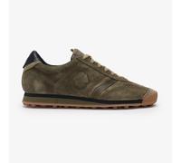 Satorisan - Stardust Suede - Zapatillas Casual para Hombre - Sneakers Urbanas Cuero Respetuosas, Cómodas y Duraderas - Color Deep Khaki - Talla 47