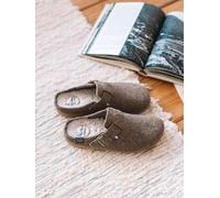 TONI PONS Zapatilla de casa para hombre hecha en fieltro - NORTON-FP Taupe, 43 EU.
