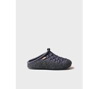 Zapatilla tipo zueco para hombre en tejido acolchado y fieltro | NADIR-UM 44 GRIS