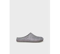 Zapatilla tipo zueco para mujer en fieltro reciclado | MONA-FR 35 GRIS