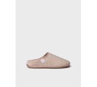 Zapatilla tipo zueco para mujer en fieltro reciclado - MONA-FR - BEIGE - 38