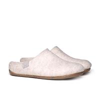 Zapatilla tipo zueco para mujer en fieltro reciclado - MONA-FR - CRU - 37